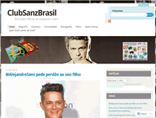 Tablet Screenshot of clubsanzbrasil.wordpress.com