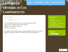 Tablet Screenshot of chilecampamentos.wordpress.com