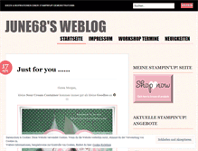 Tablet Screenshot of june68.wordpress.com