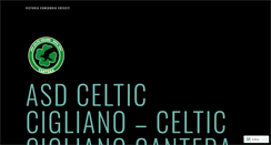 Desktop Screenshot of celticigliano.wordpress.com