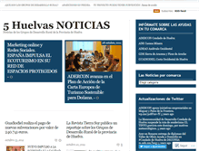 Tablet Screenshot of cincohuelvasnoticias.wordpress.com