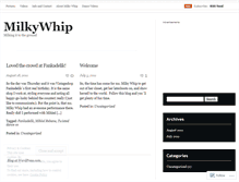 Tablet Screenshot of milkywhip.wordpress.com