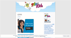 Desktop Screenshot of printkids.wordpress.com