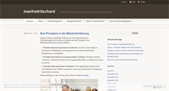 Desktop Screenshot of manfredritschard.wordpress.com