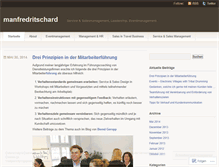 Tablet Screenshot of manfredritschard.wordpress.com
