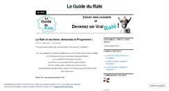 Desktop Screenshot of guidedurate.wordpress.com