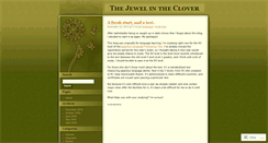 Desktop Screenshot of cloverjewel.wordpress.com