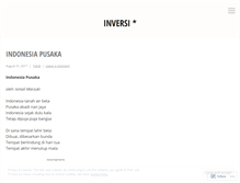 Tablet Screenshot of inversi.wordpress.com