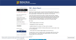 Desktop Screenshot of meltedbrain.wordpress.com