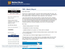 Tablet Screenshot of meltedbrain.wordpress.com