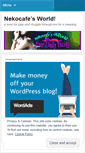 Mobile Screenshot of nekocafe.wordpress.com