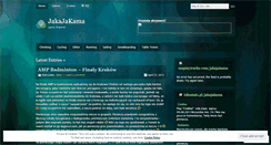 Desktop Screenshot of jakajakama.wordpress.com