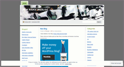 Desktop Screenshot of newrisks.wordpress.com