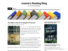 Tablet Screenshot of joannesreadingblog.wordpress.com