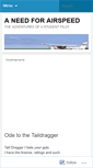Mobile Screenshot of aneedforairspeed.wordpress.com