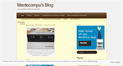 Desktop Screenshot of mantecompu.wordpress.com