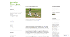 Desktop Screenshot of cricketaustralia.wordpress.com