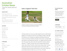 Tablet Screenshot of cricketaustralia.wordpress.com