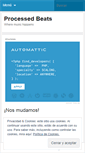 Mobile Screenshot of processedbeats.wordpress.com