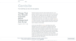 Desktop Screenshot of gentsite.wordpress.com