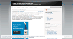 Desktop Screenshot of frikiksevismesahneleri.wordpress.com