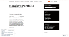 Desktop Screenshot of mangky.wordpress.com