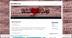 Desktop Screenshot of nanabam.wordpress.com