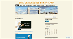 Desktop Screenshot of clubdeidiomassantaana.wordpress.com