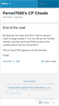 Mobile Screenshot of ferrari7000.wordpress.com