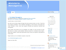 Tablet Screenshot of ministeriomensageiros.wordpress.com