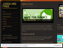 Tablet Screenshot of jokesarefree.wordpress.com