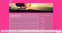 Desktop Screenshot of mishinpink.wordpress.com