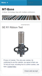 Mobile Screenshot of mtbase.wordpress.com