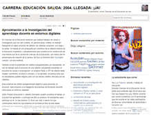 Tablet Screenshot of educacionuba.wordpress.com