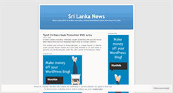 Desktop Screenshot of newslanka.wordpress.com