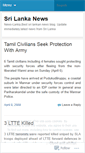Mobile Screenshot of newslanka.wordpress.com