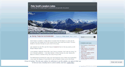 Desktop Screenshot of pjsrandom.wordpress.com