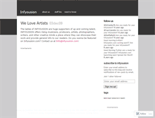 Tablet Screenshot of infyousion.wordpress.com