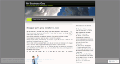 Desktop Screenshot of mrbusinessguy.wordpress.com