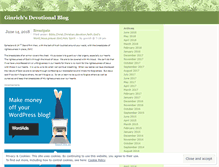 Tablet Screenshot of ginrich.wordpress.com