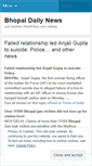 Mobile Screenshot of bhopalnews.wordpress.com