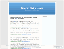 Tablet Screenshot of bhopalnews.wordpress.com