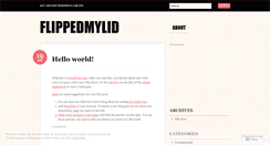 Desktop Screenshot of flippedmylid.wordpress.com