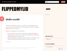 Tablet Screenshot of flippedmylid.wordpress.com