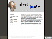 Tablet Screenshot of meetduane.wordpress.com
