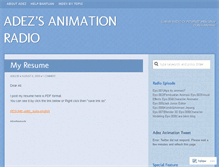 Tablet Screenshot of adez3d.wordpress.com