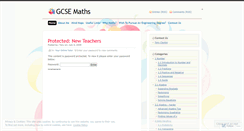 Desktop Screenshot of gcse.wordpress.com