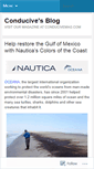 Mobile Screenshot of conducive.wordpress.com