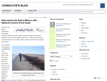 Tablet Screenshot of conducive.wordpress.com