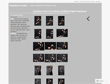 Tablet Screenshot of pantyhosefreaks.wordpress.com